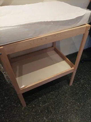 Cambiador bebé con accesorios y ampliación