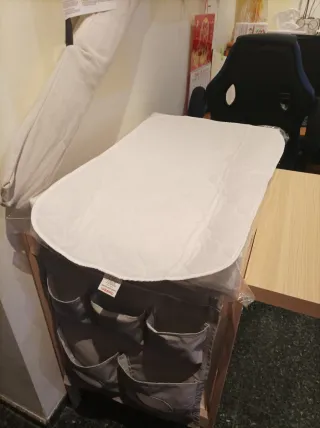 Cambiador bebé con accesorios y ampliación