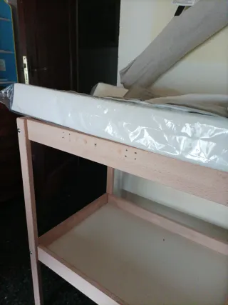 Cambiador bebé con accesorios y ampliación