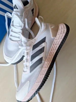 Zapatillas Adidas Mujer Blancas y Rosas