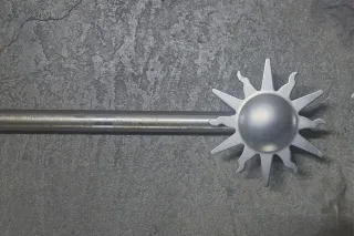 Barra per tende + fermatende + appendiabiti.