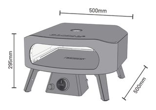 Forno Pizza a Gas Cozze 13” Nuovo Sigillato