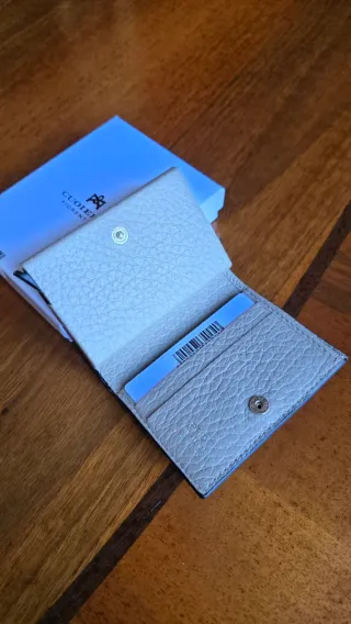 Portacarte Cuoieria Fiorentina Pelle Beige