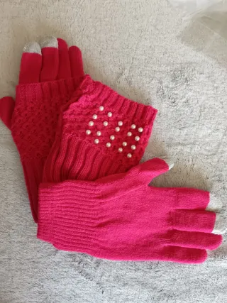 Guantes de lana nuevos