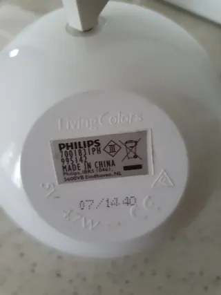 Lampada luminosa multicolore philips