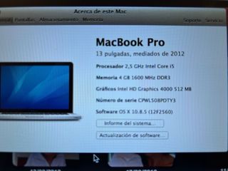 MacBook Pro Apple Gris/Plata