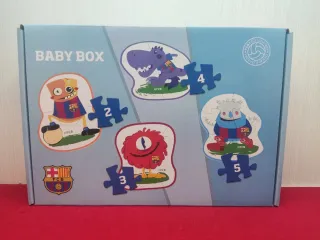 Caja Bebé Rompecabezas FC Barcelona