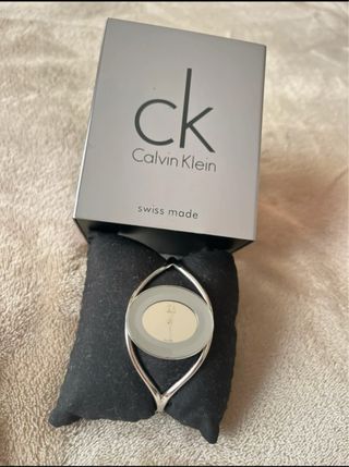 Relógio Calvin Klein Swiss Made Prata