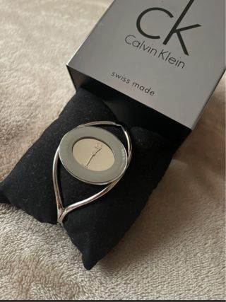 Relógio Calvin Klein Swiss Made Prata