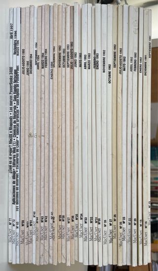 Revistas MacUser, septiembre 1991 a abril 1997