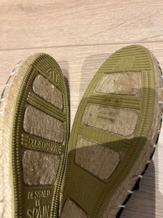 Alpargatas negras COSIDOMANO