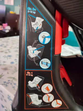 Silla de coche Chicco Eletta para bebé azul