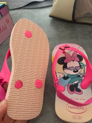Chanclas Havaianas Minnie Mouse Talla 25/26