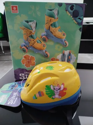 Patines y Casco Disney Stitch