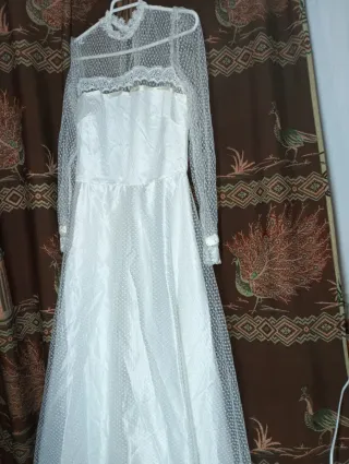 Vestido Novia Retro Años 40