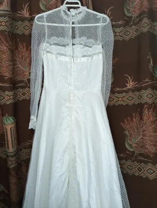 Vestido Novia Retro Años 40