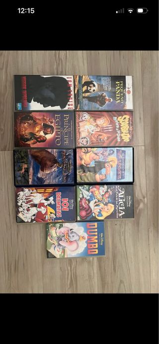 9 Películas VHS Originales