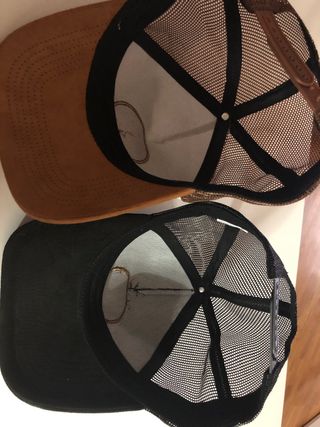 Gorras Marrón y Blanca con Logo