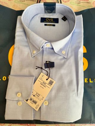 Camicia uomo OVS azzurra Regular M