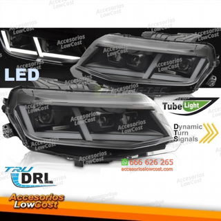 FAROS DELANTEROS PARA CHEVROLET CAMARO 16-18 LED