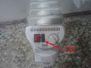 Radiador electrico con ventilador