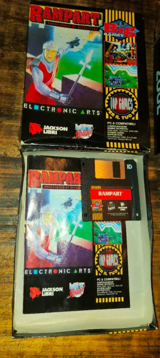 Giochi PC Floppy Disk Rampart, Prehistorik, Zool