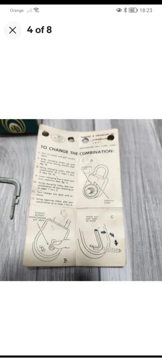 Candado de combinación antiguo Sargent & Greenleaf