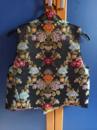 Chaleco Fallero Niño Negro Multicolor,