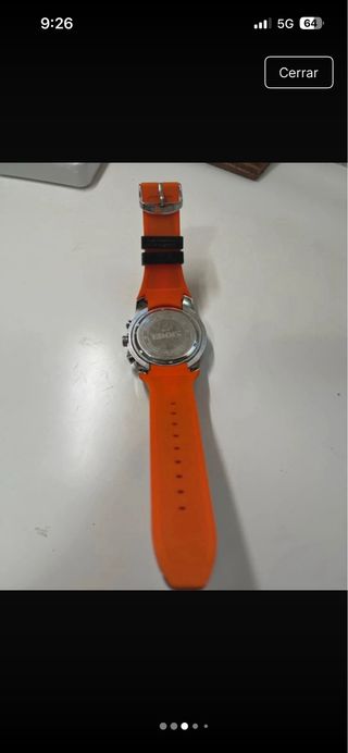 Reloj SKMEI Hombre Negro Naranja Cronógrafo