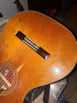 Guitarra Clásica Tapa Madera Oscura