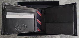 Cartera Piel Hombre Tommy Hilfiger Negra Nueva