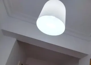 Lámpara de techo colgante blanca