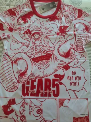 Camiseta One Piece Gear 5 Roja mas tallas dispon