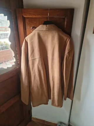 Chaqueta de piel marrón Talla XL