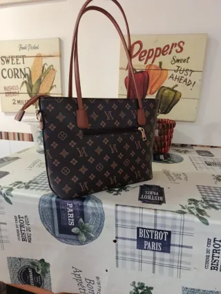 Bolso de mano mujer estampado