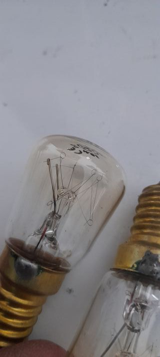 Bombilla E14 10W para horno nueva