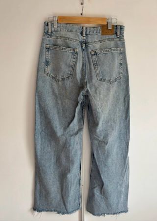 Vaqueros azul claro ancho