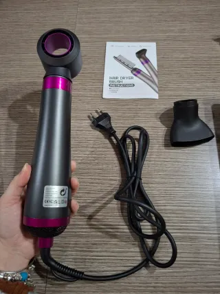 Asciugacapelli multifunzione con accessori