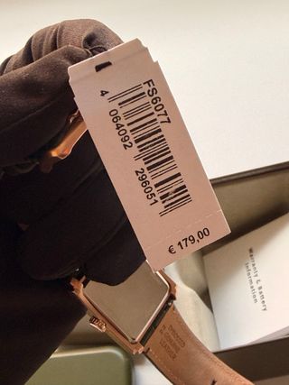 Reloj Fossil Carraway Piel Verde/Dorado