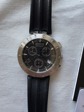 Reloj Versus Versace Negro y Plateado