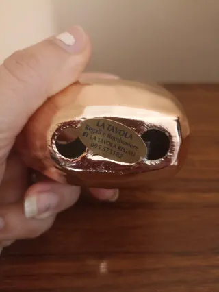 Soprammobile a forma di cuore oro