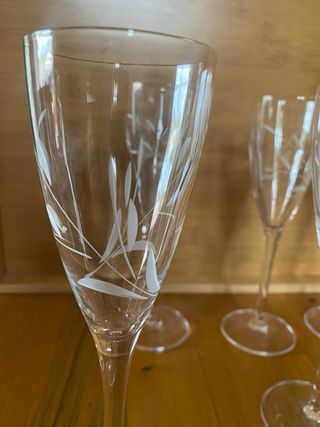 Servizio 8 flûte TAIN cristallo