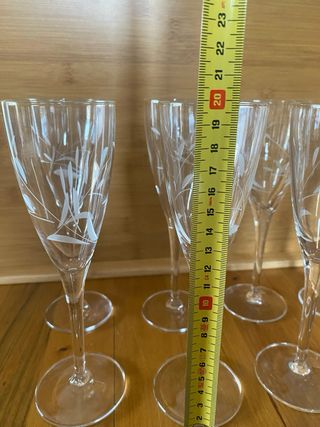 Servizio 8 flûte TAIN cristallo