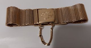 Pulsera Omega oro 18kt con 18 brillantes peso 46gr