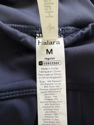 Pantalón Halara Mujer Talla M Azul Nuevo