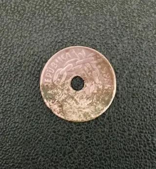 Moneda 25 céntimos República Española