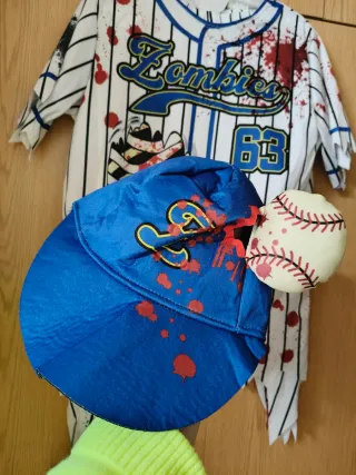 Disfraz de Beisbol zombie
