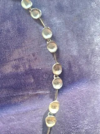 Collar y pendientes plata Concha García