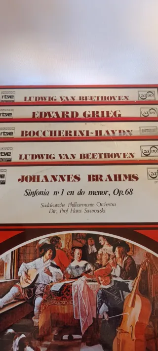 Lote 19 Vinilos Música Clásica Mozart