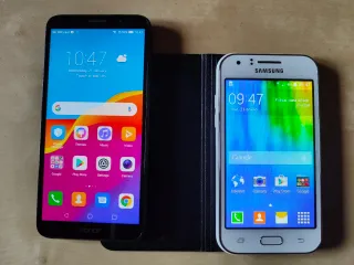 Samsung J1 y Honor 7S